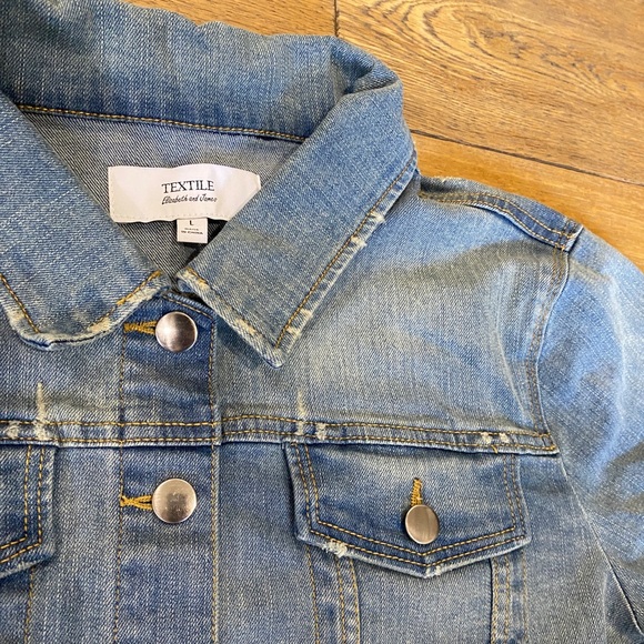 Elizabeth And James Piper Denim Jacket Distres - Picture 3 of 12